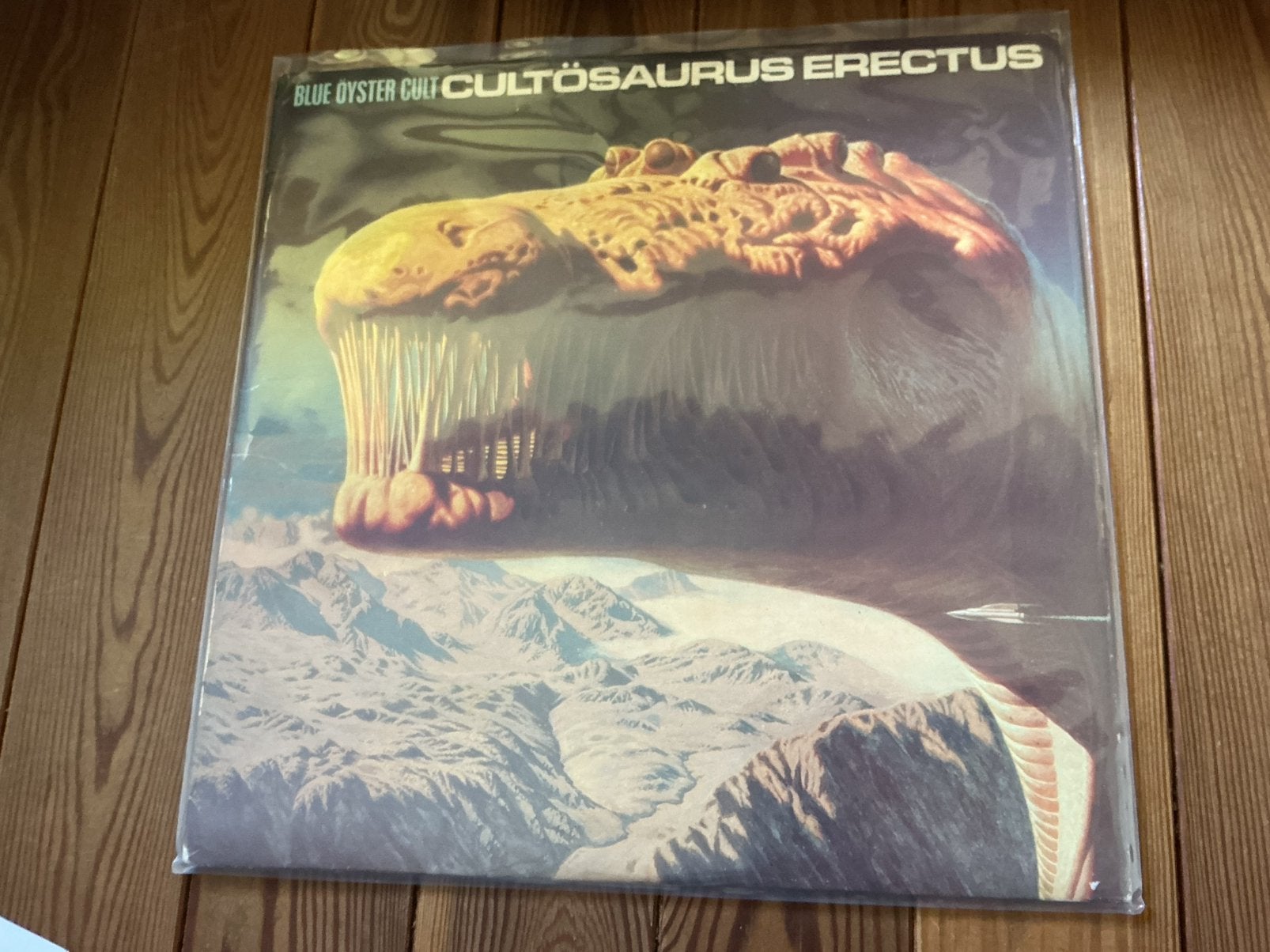 LP Blue Oyster Cult - cultosaurus erectus, CD & DVD, Vinyles | Rock, Enlèvement ou Envoi, Utilisé, LP