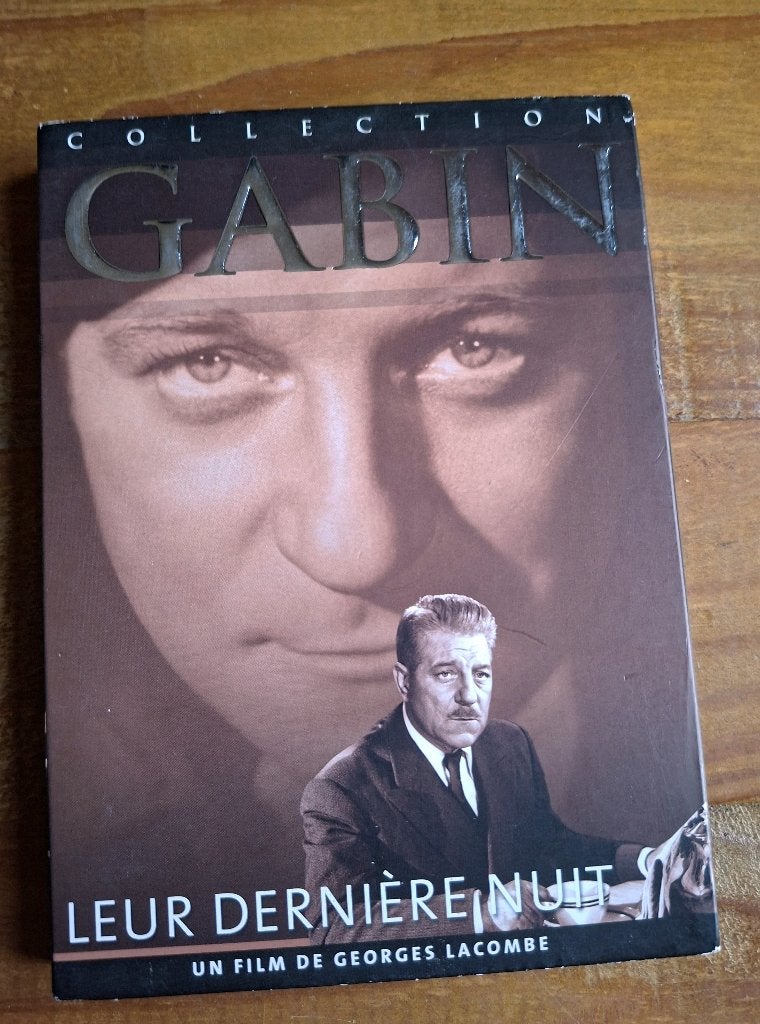 Leur dernière nuit - Jean Gabin - Madeleine Robinson, Enlèvement ou Envoi, Français, Autres genres, Utilisé