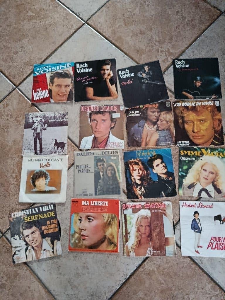 Lot 2 de divers singles a 1 euro pièce, CD & DVD, Enlèvement ou Envoi, Utilisé, 7 inch