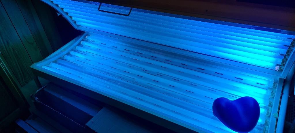 Zonnebank, Enlèvement, Comme neuf, Banc solaire double, 15 lampes ou plus
