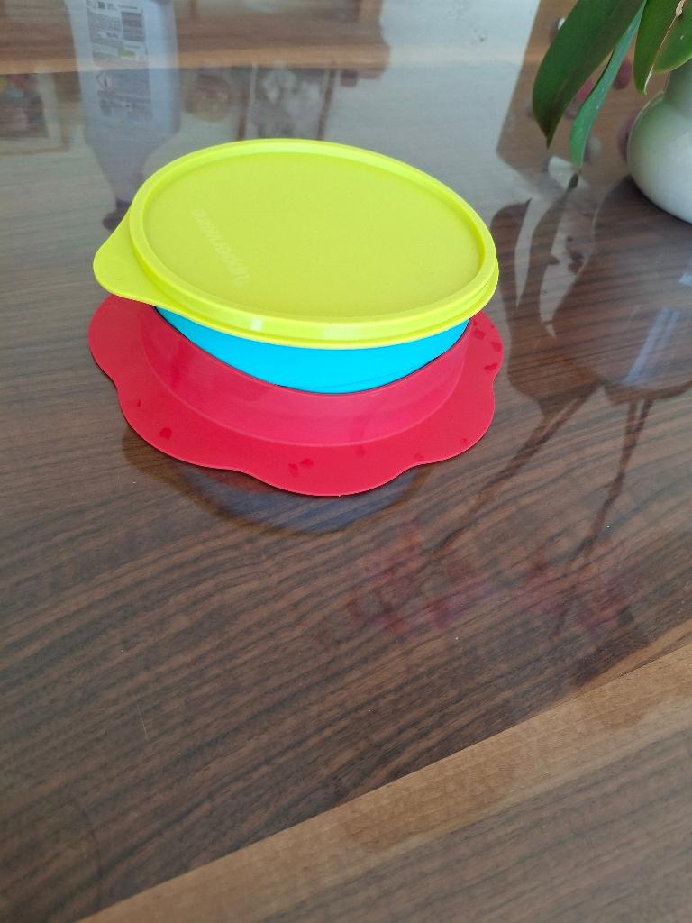 tupperware peuterbord 3, Ophalen of Verzenden, Zo goed als nieuw