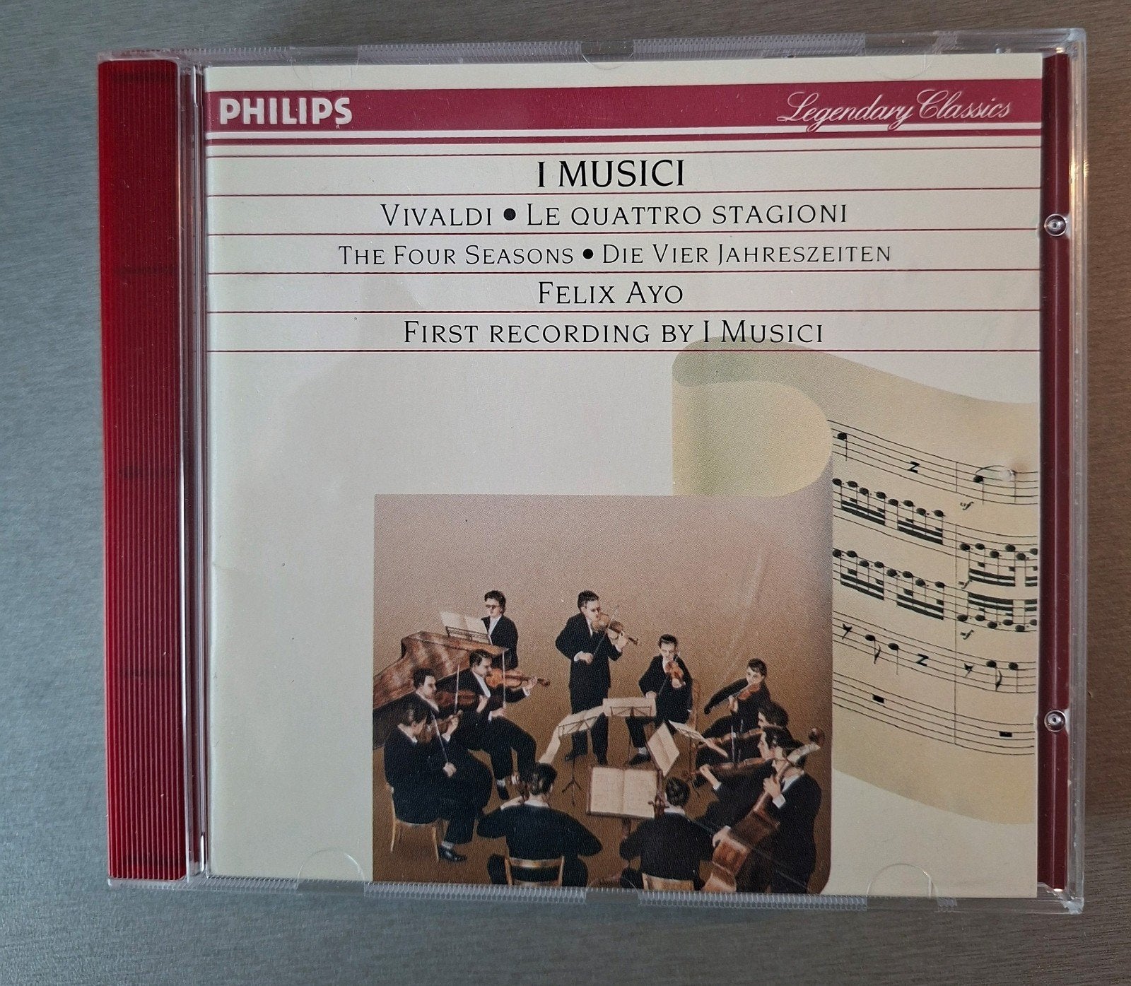 Cd. Vivaldi.  Le Quattro Stagioni (I Musici, Felix Ayo)., Ophalen of Verzenden