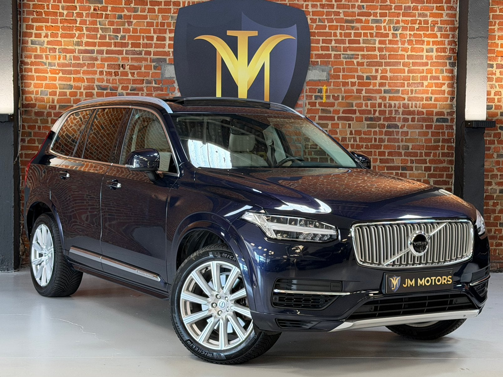 Volvo XC90 2.0 T8 4WD Inspriction 7-Plaats, Auto's, Volvo, Euro 6, 1969 cc, Blauw, 7 zetels