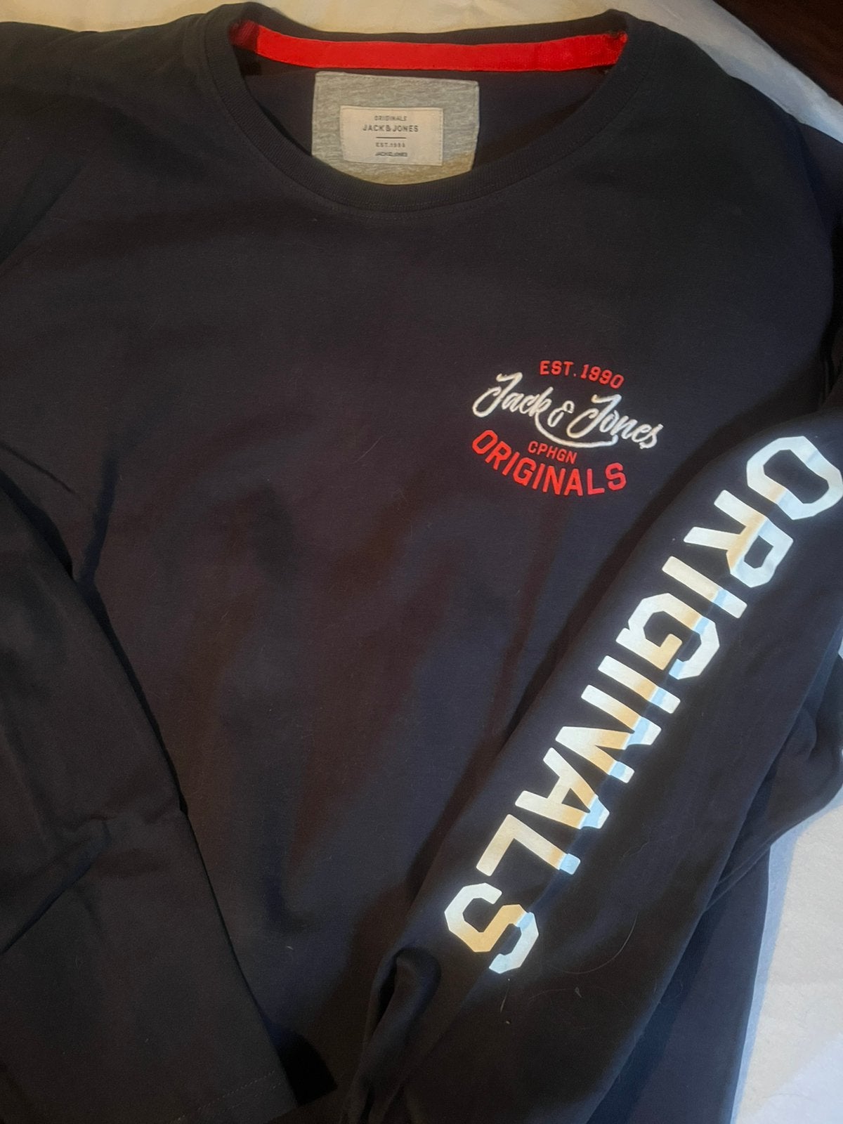 Heren T -shirt met lenge mouw, Kleding | Heren, T-shirts, Ophalen of Verzenden, Zo goed als nieuw