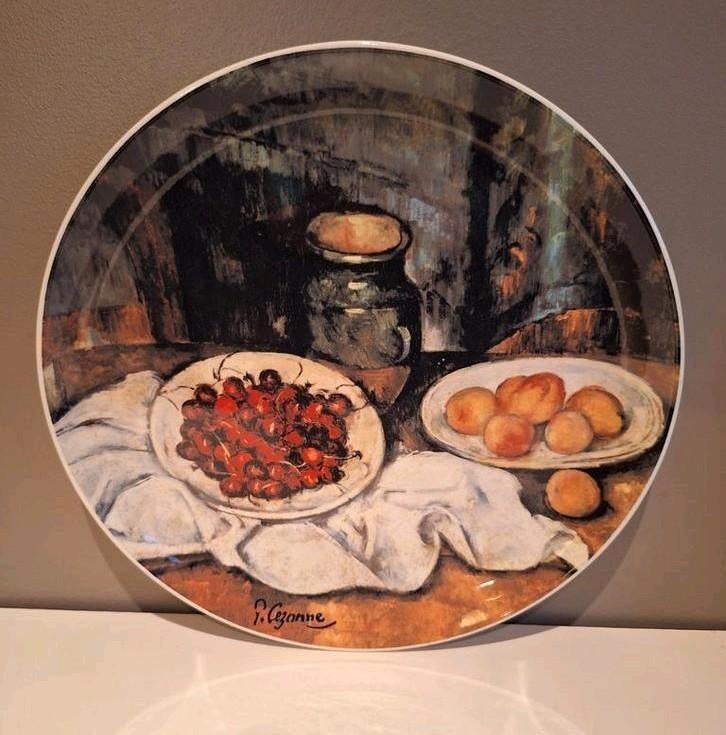 Assiette décorative en porcelaine Paul Cézanne - Jubilart, Enlèvement ou Envoi