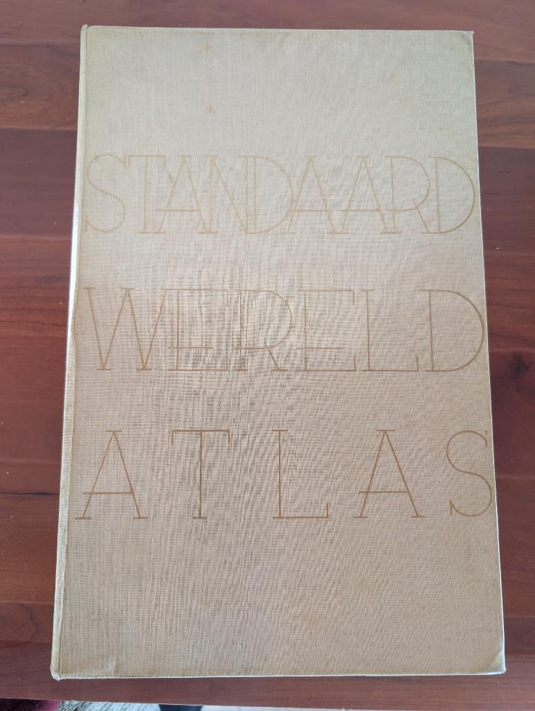Standaard Wereldatlas, Livres, Atlas & Cartes géographiques, Enlèvement ou Envoi, Autres atlas, Monde, Prof. Dr. J. Verschueren en Prof. W.E. Boerman