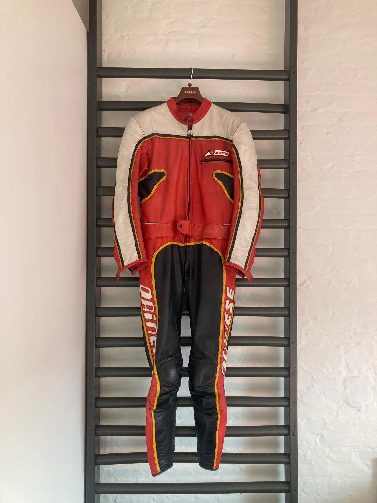 Vintage Barry Sheene Dainese, Dainese, Seconde main, Enlèvement ou Envoi, Combinaison