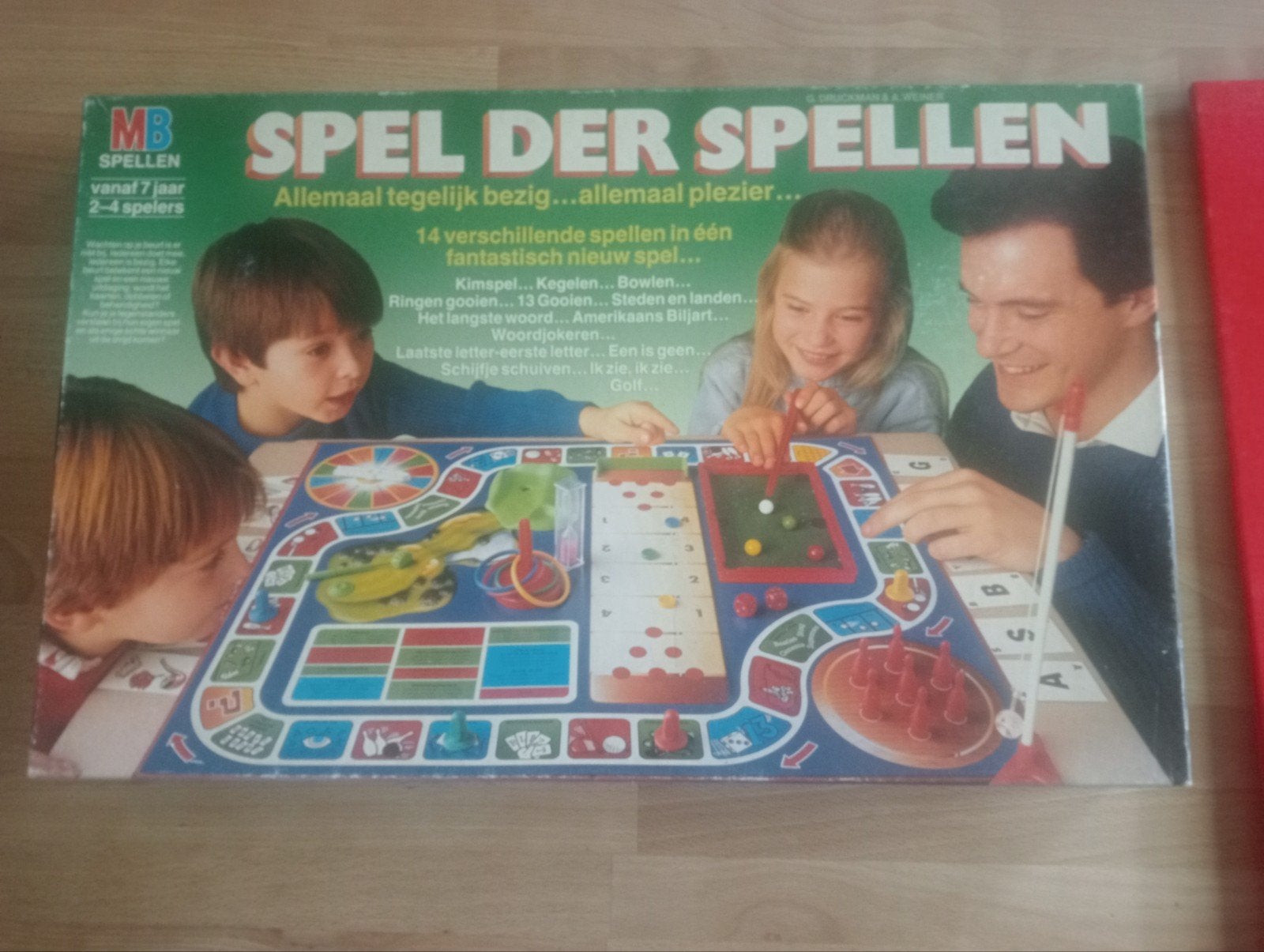 spel der spellen MB (1988 )vintage, Drie of vier spelers, Ophalen, Gebruikt, MB spellen