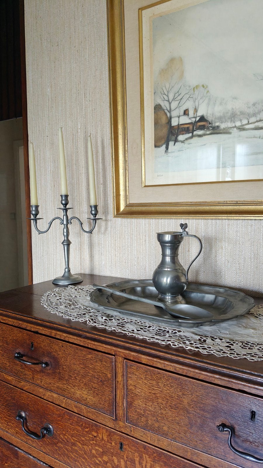 Commode élégante, 3 ou 4 tiroirs, Comme neuf, Landelijk, Enlèvement