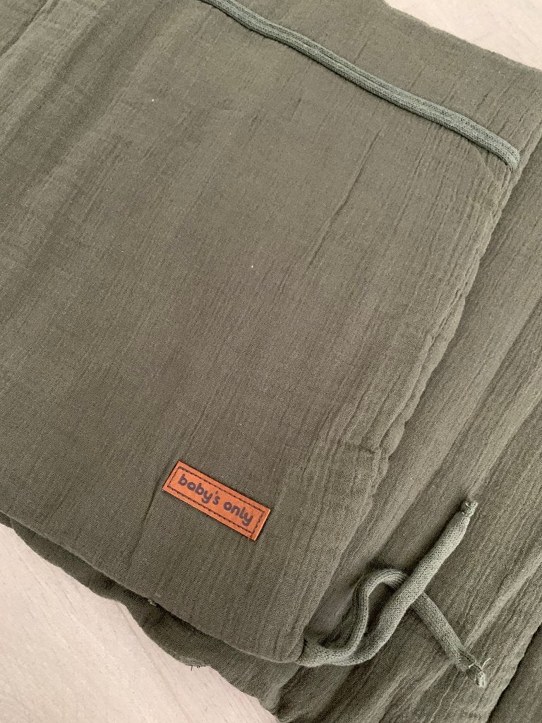 Babys Only Boxbumper Forest Green, Kinderen en Baby's, Ophalen, Nieuw, Rechthoekig, Boxkleed