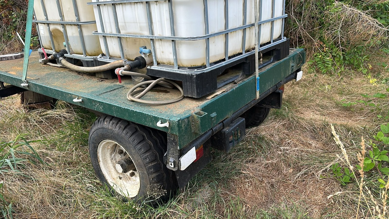 Waterkar. Platte wagen ., Zakelijke goederen, Ophalen