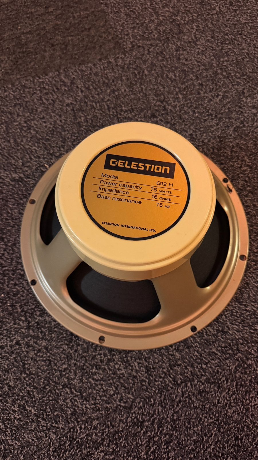 2x Celestion G12H-75 Creamback 16 Ohm, Enlèvement, Comme neuf