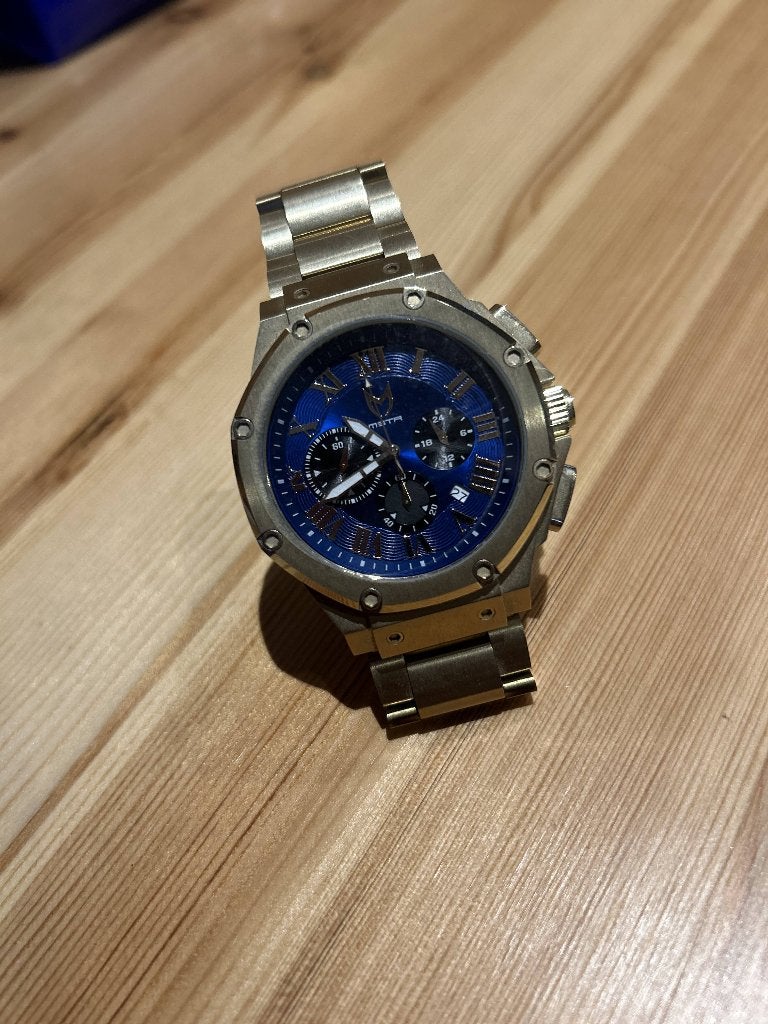 MSTR Ambassador Limited Edition No. 052 – Blue Chronograph, Overige merken, Gebruikt, Verzenden, Polshorloge