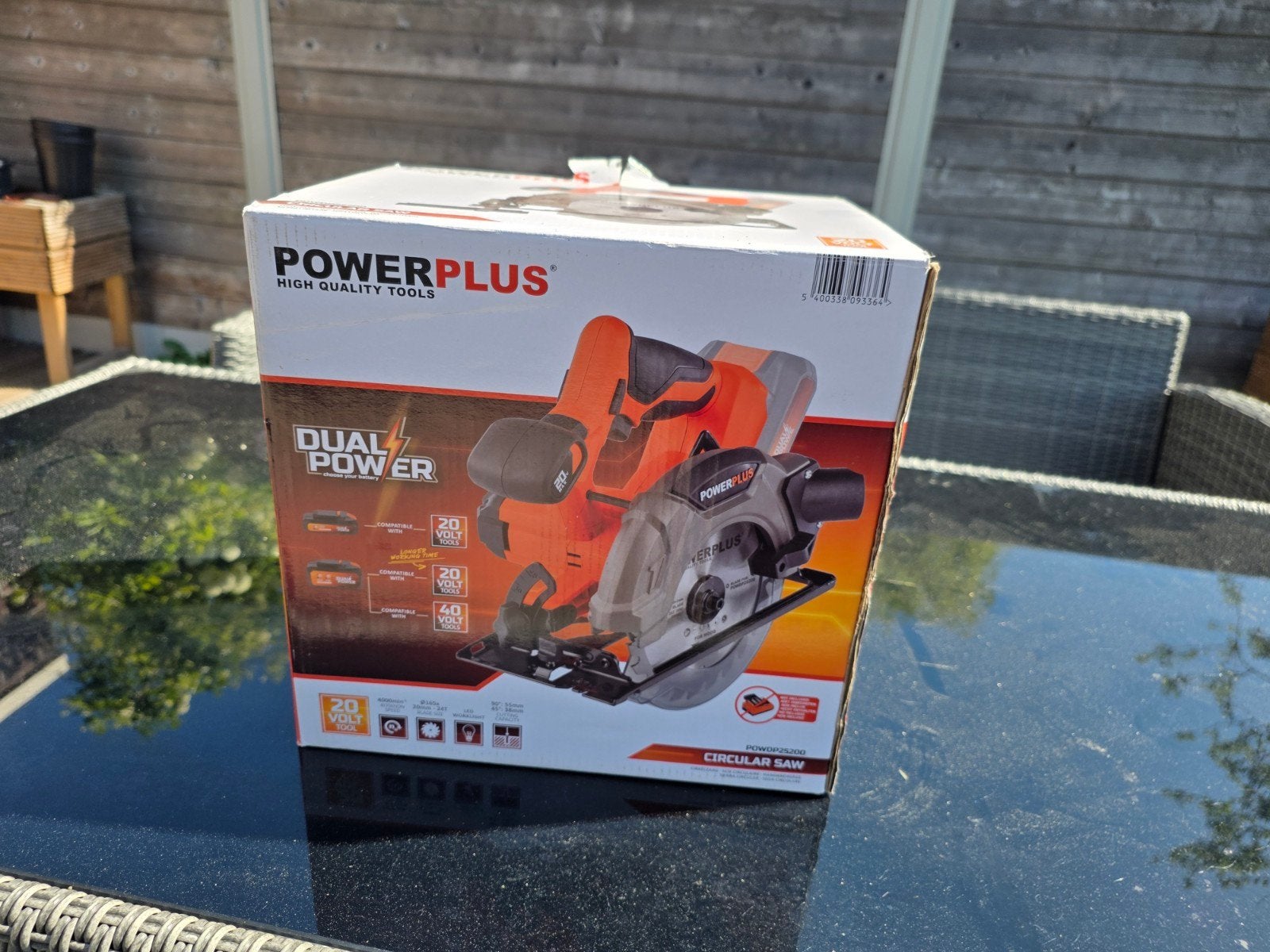 Cirkelzaag powerplus, Ophalen, Cirkelzaag