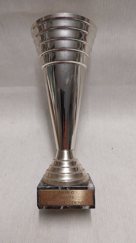 Trofee Ereprijs Minister Daniël Coens, Ophalen of Verzenden, Gebruikt