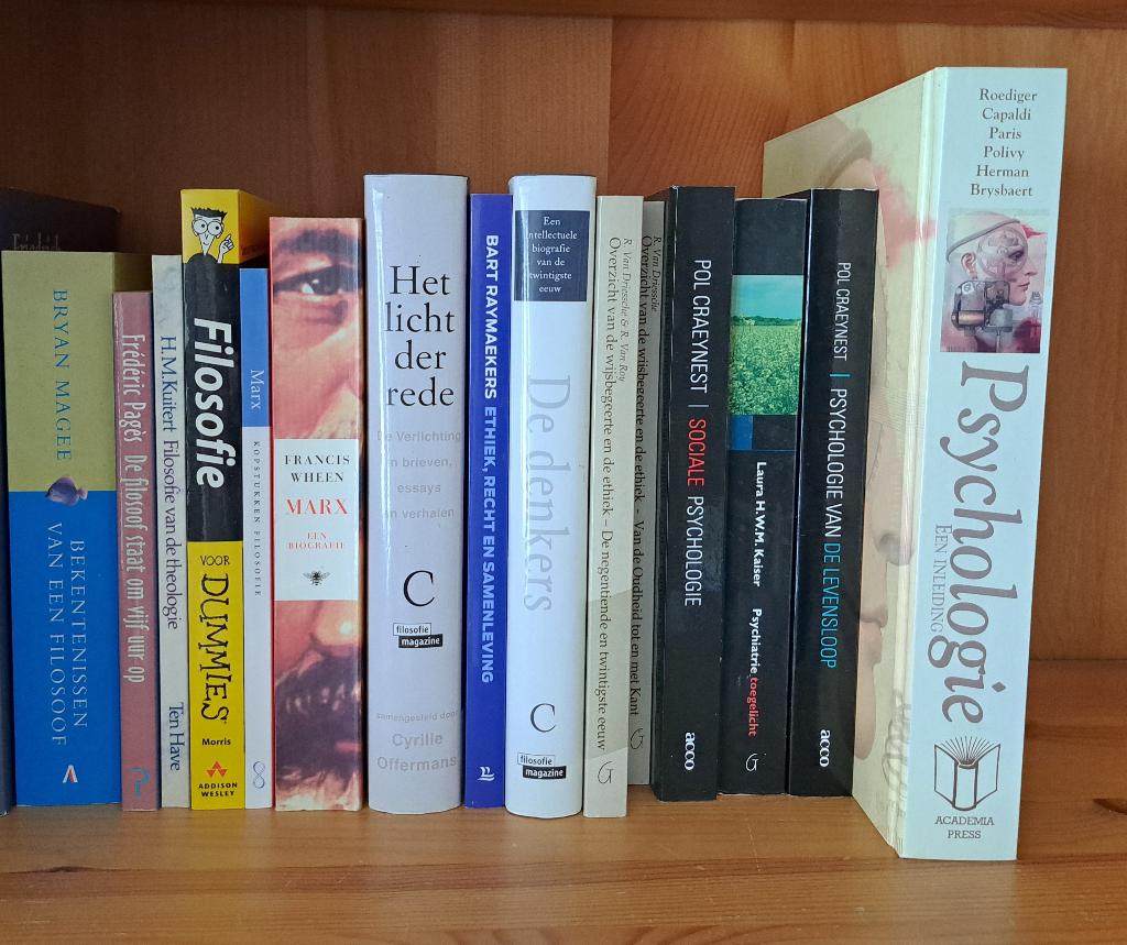verzameling boeken over psychologie en filosofie, Ophalen of Verzenden, Zo goed als nieuw