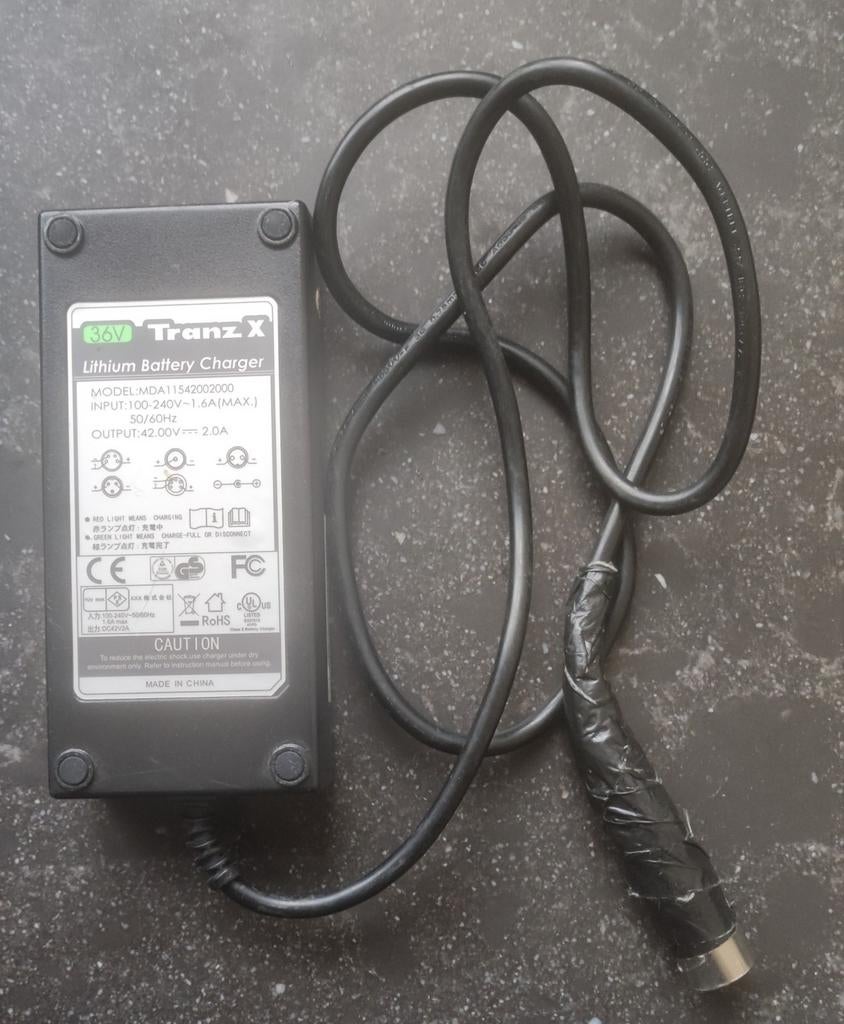 Tranzx battery + lader, Fietsen en Brommers, Ophalen
