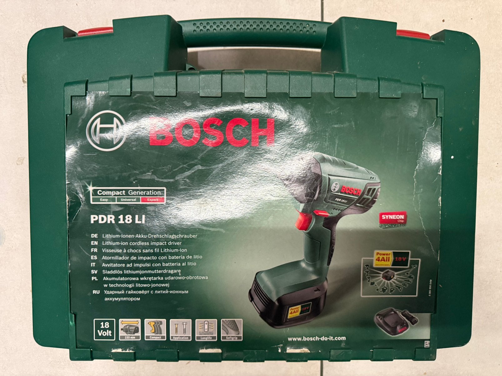 Visseuse à choc Bosch PDR 18 Li- batterie morte!!, Bricolage & Construction, Enlèvement, Utilisé, Autres types