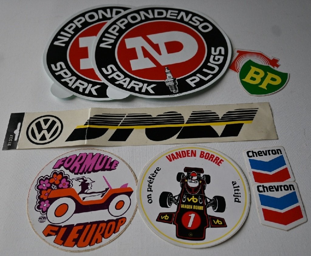 Stickers pour motos et voitures Castrol Champion 80 stickers, Envoi, Utilisé, Voitures