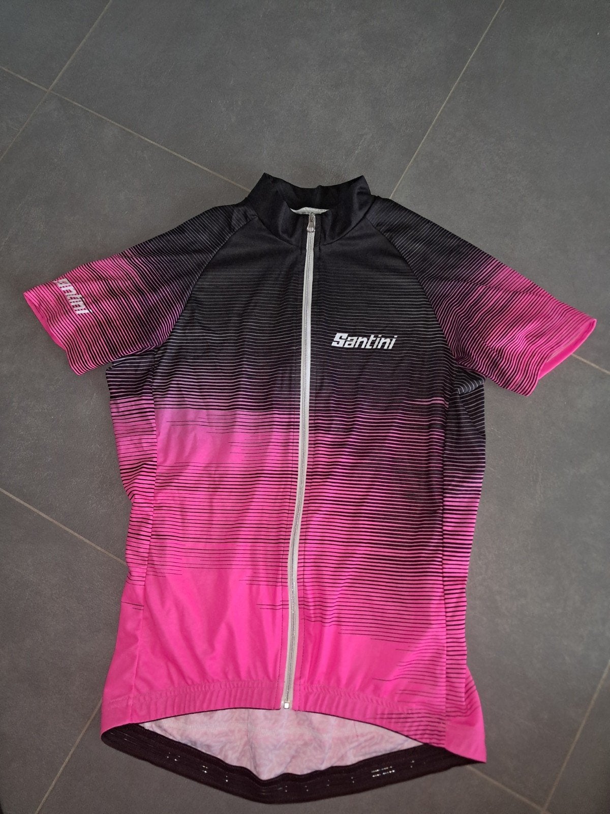 Fietsshirt santini L nieuw, Kleding | Dames, Sportkleding, Santini, Zwart, Maat 42/44 (L), Nieuw