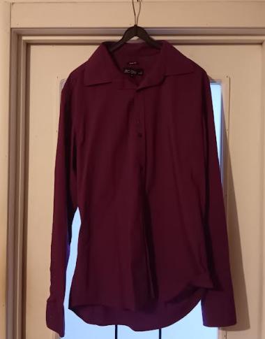 Chemise violet cintrée slim L, Vêtements | Hommes, Chemises, Enlèvement ou Envoi, Porté, Violet, Tour de cou 41/42 (L)