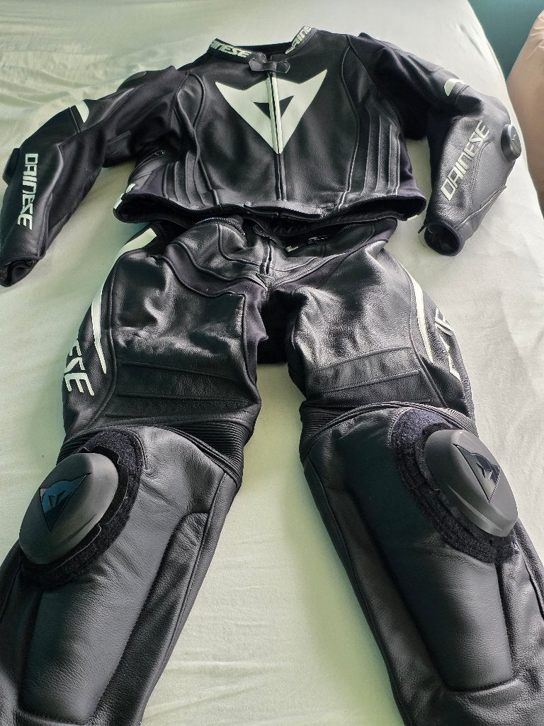 Lederen motorpak Dainese 2 Delig, Ophalen, Dainese, Tweedehands, Heren