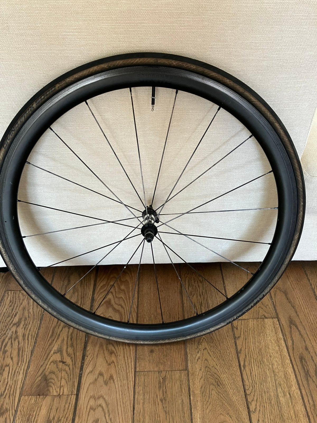 Havik handbuild carbon wielen, Gebruikt, Racefiets, Carbon, Ophalen