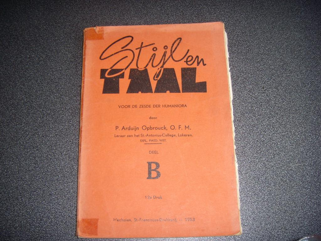 Stijl en taal, Boeken, Schoolboeken, Ophalen of Verzenden, Gelezen, Nederlands