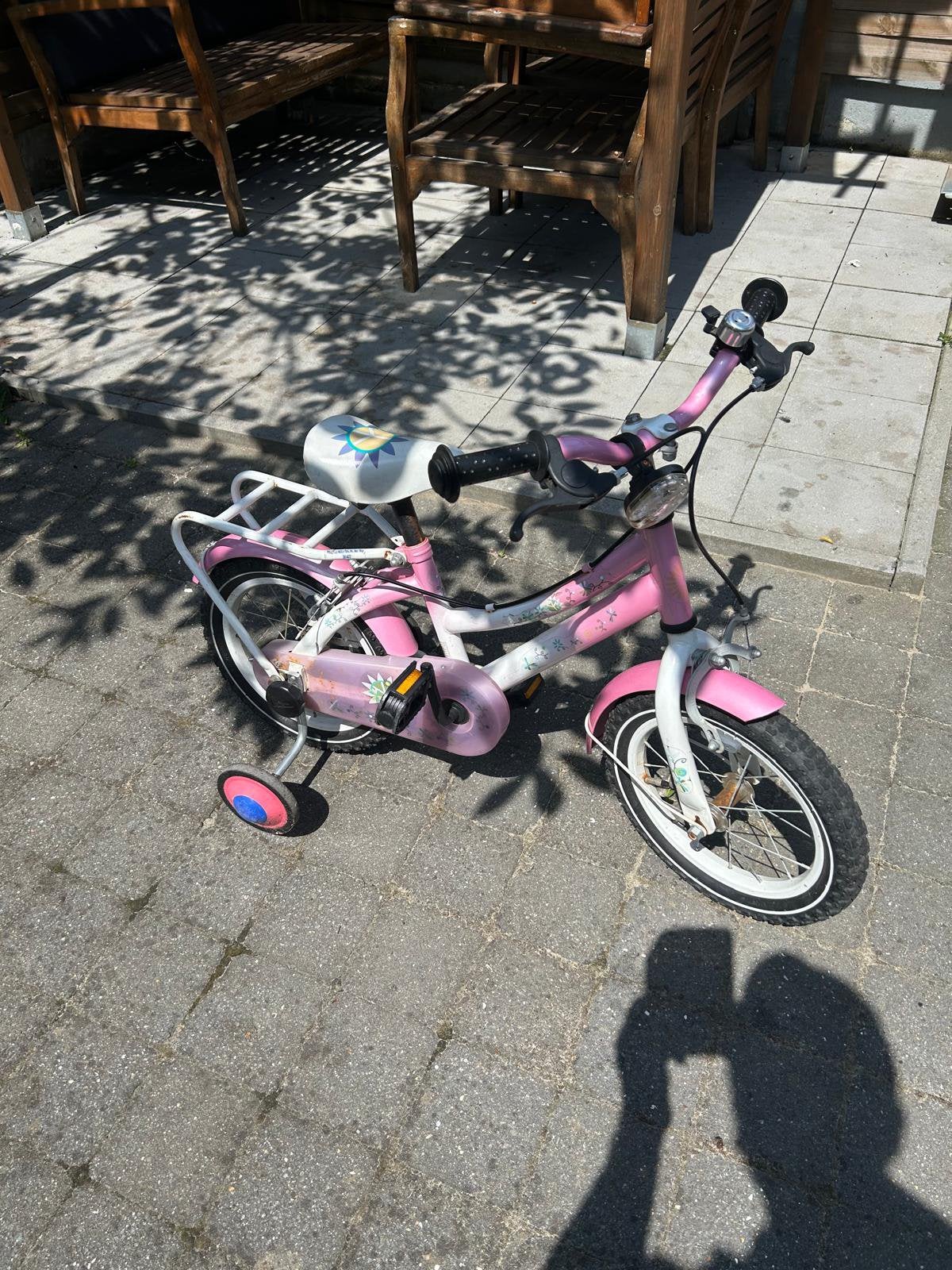 Kinderfiets, Ophalen, Gebruikt, Zijwieltjes