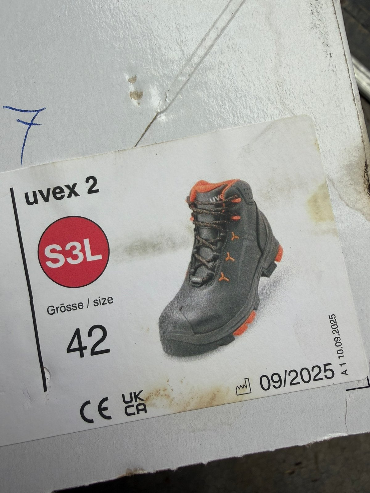 Uvex veiligheidsschoenen S3L – maat 42 – nieuw, Motoren, Ophalen