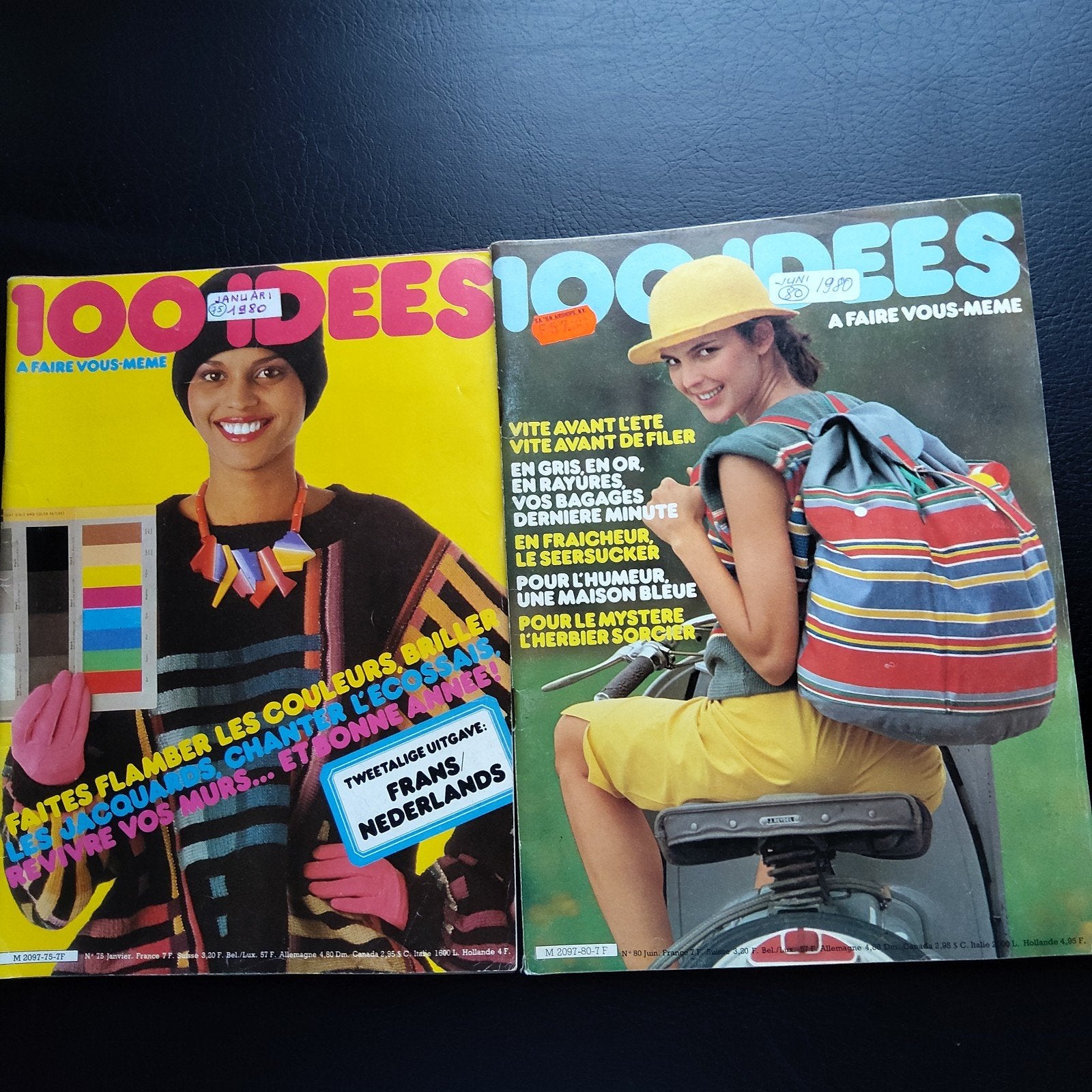 « 100 Idées » Collection unique du magazine emblématique des, Enlèvement ou Envoi, Journal ou Magazine