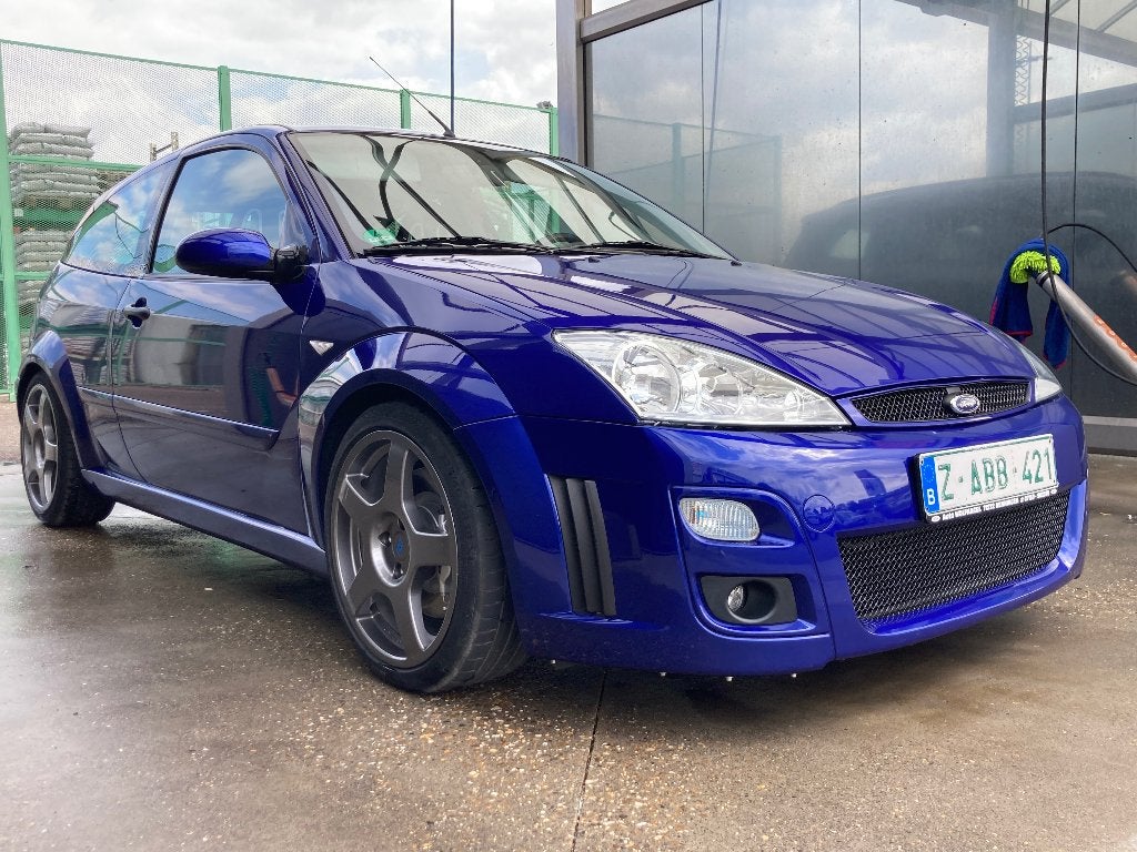 Ford Focus RS mk1, 48500km, 1 eigenaar in perfecte staat!!, Auto's, Dealer onderhouden, 4 cilinders, Blauw, Overige kleuren