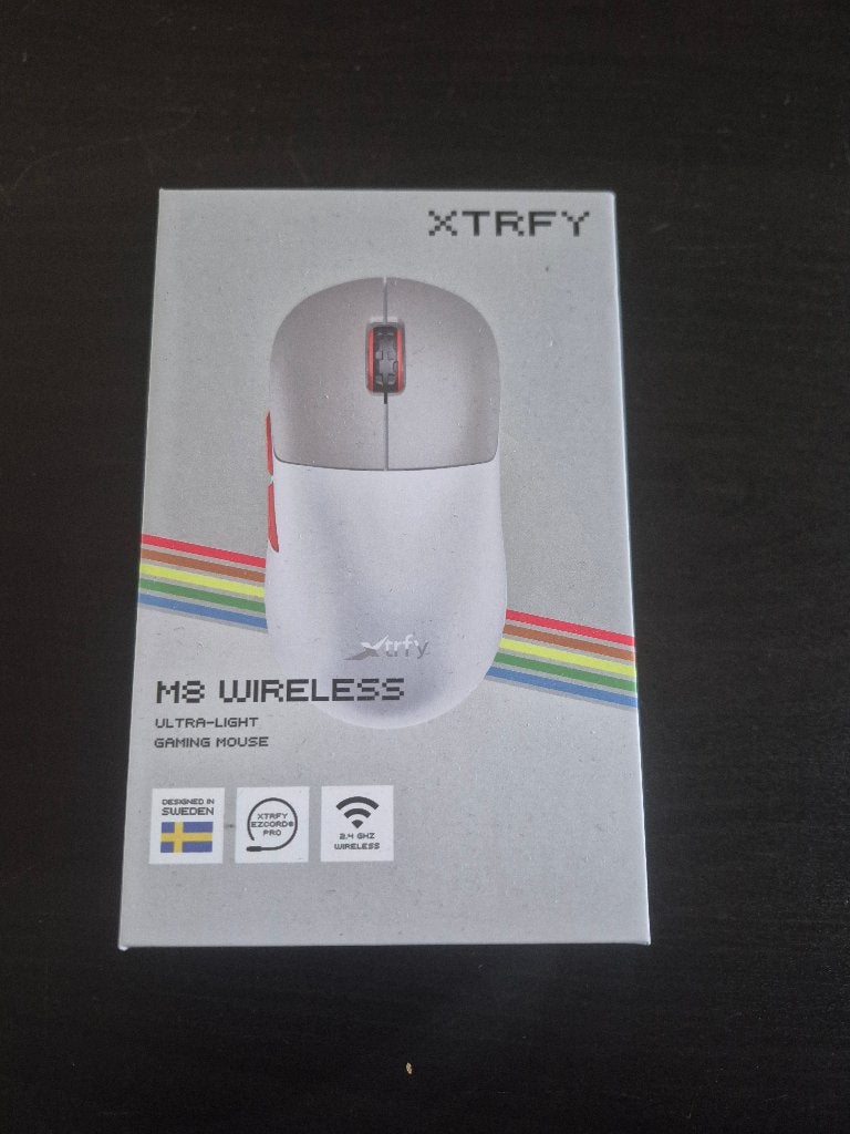 XTRFY M8 Wireless Gaming Muis – Ultra Licht & Supersnel, Rechtshandig, Muis, Gaming muis, Nieuw