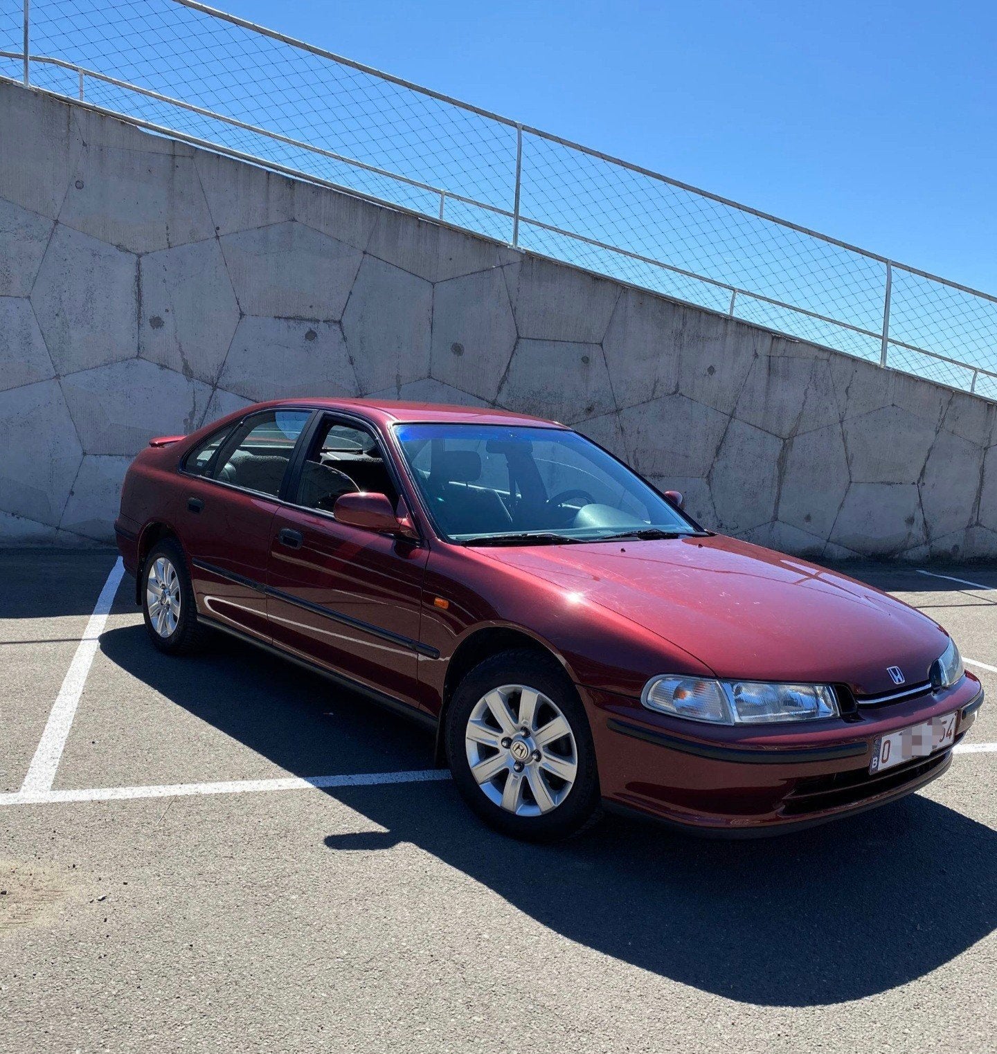 Honda Accord CC7 2.0i – 1996 – Oldtimer – Originele staat, Auto's, 4 deurs, Handgeschakeld, Grijs, Particulier