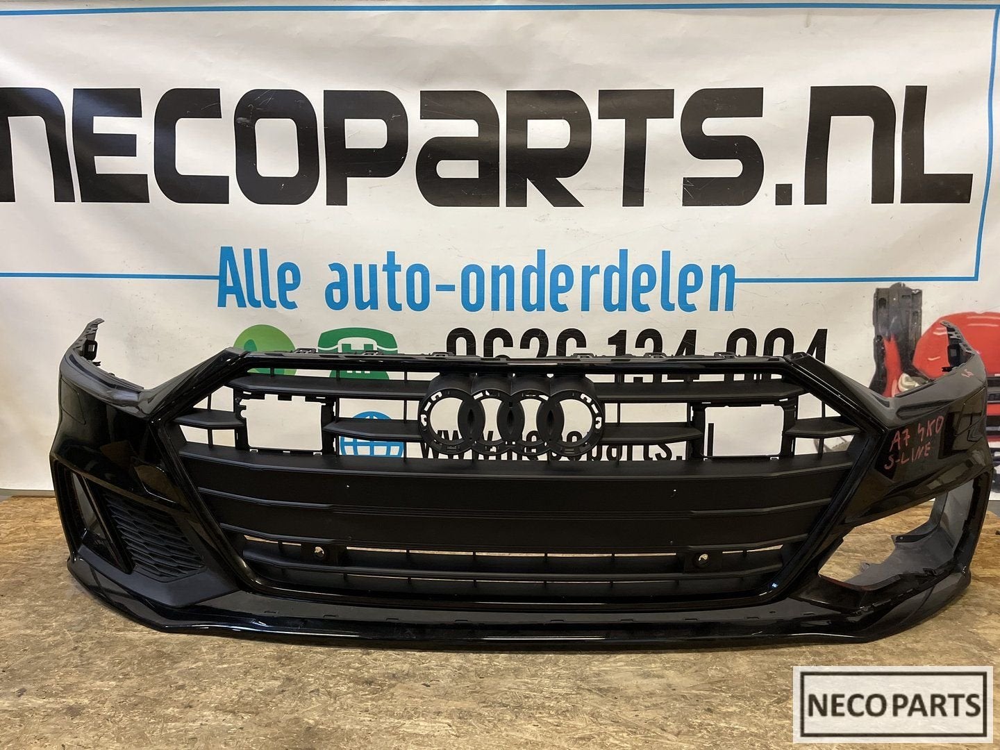 AUDI A7 C8 S-LINE VOORBUMPER BUMPER ORIGINEEL, Auto-onderdelen, Gebruikt, -, -, Achter
