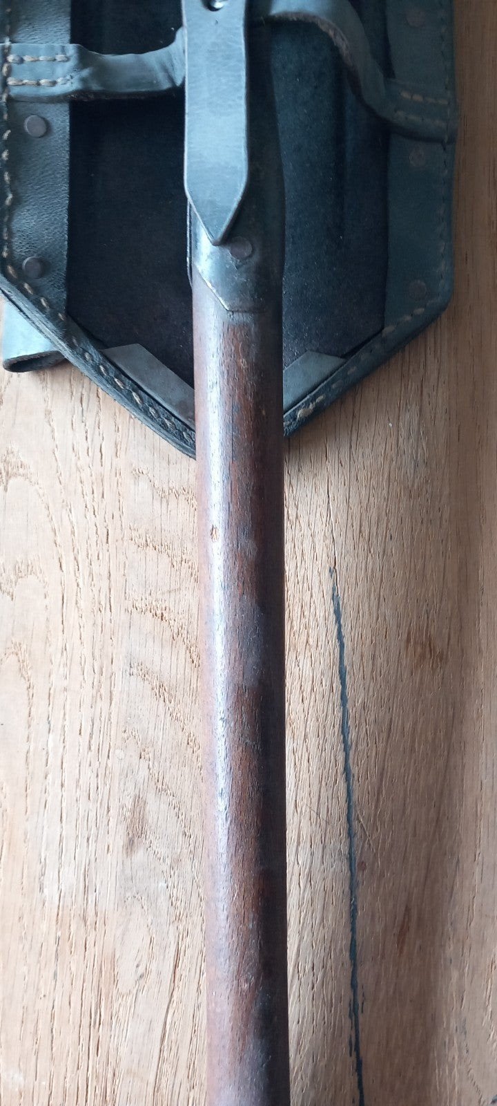 Klapp Spaten allemand avec support Presstoff WW2, original, Collections, Enlèvement ou Envoi, Armée de terre