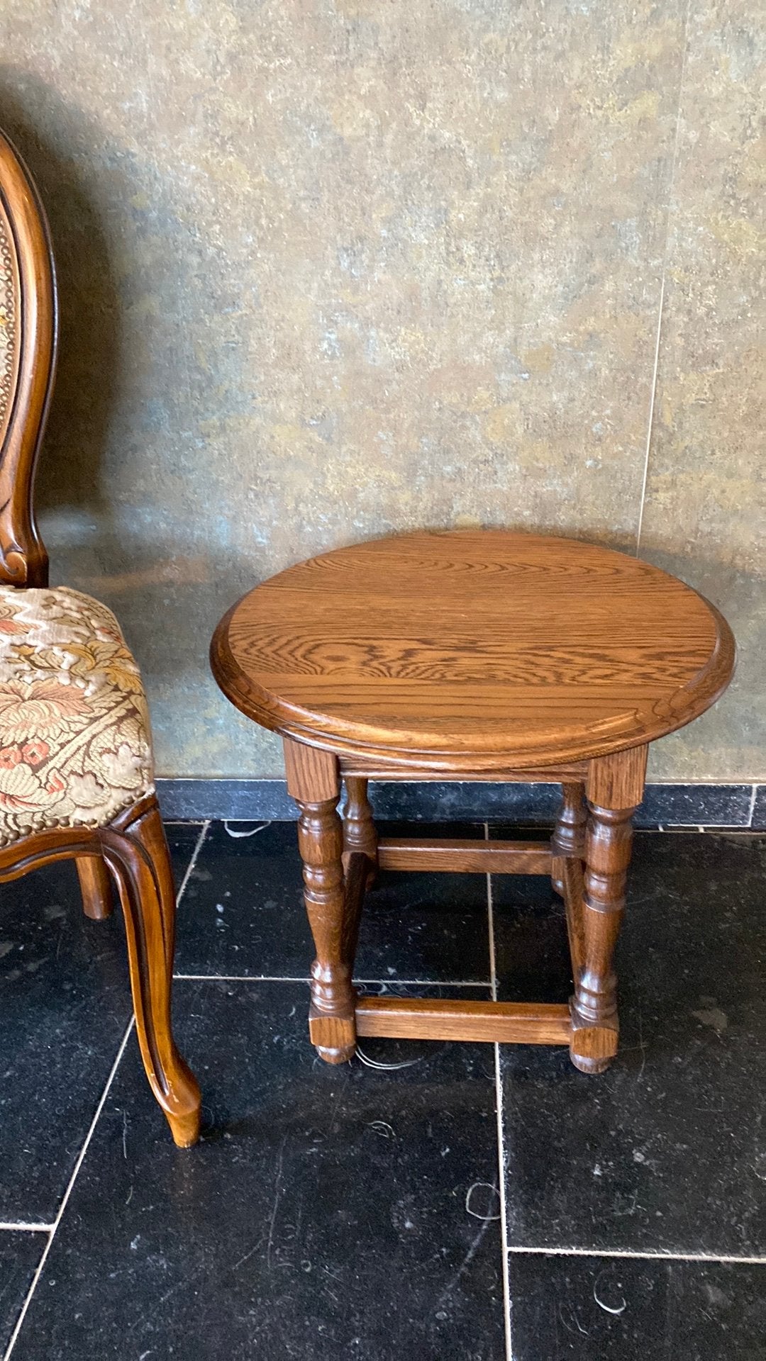 salontafel eik 50 cm doorsnede, Ophalen