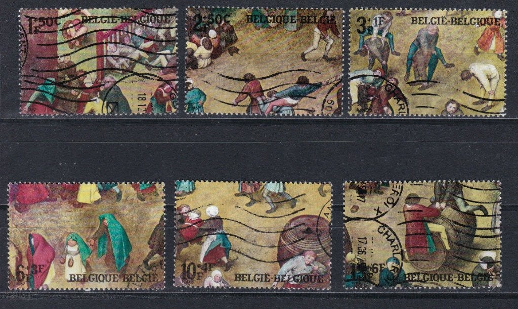 Belge 1967 - n 1437 - 1442, Envoi, Oblitéré