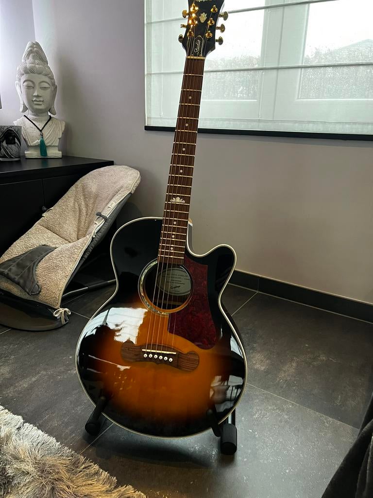 EPIPHONE J200 EC STUDIO PARLOR IN NIEUWSTAAT!, Ophalen, Zo goed als nieuw, Western- of Steelstringgitaar