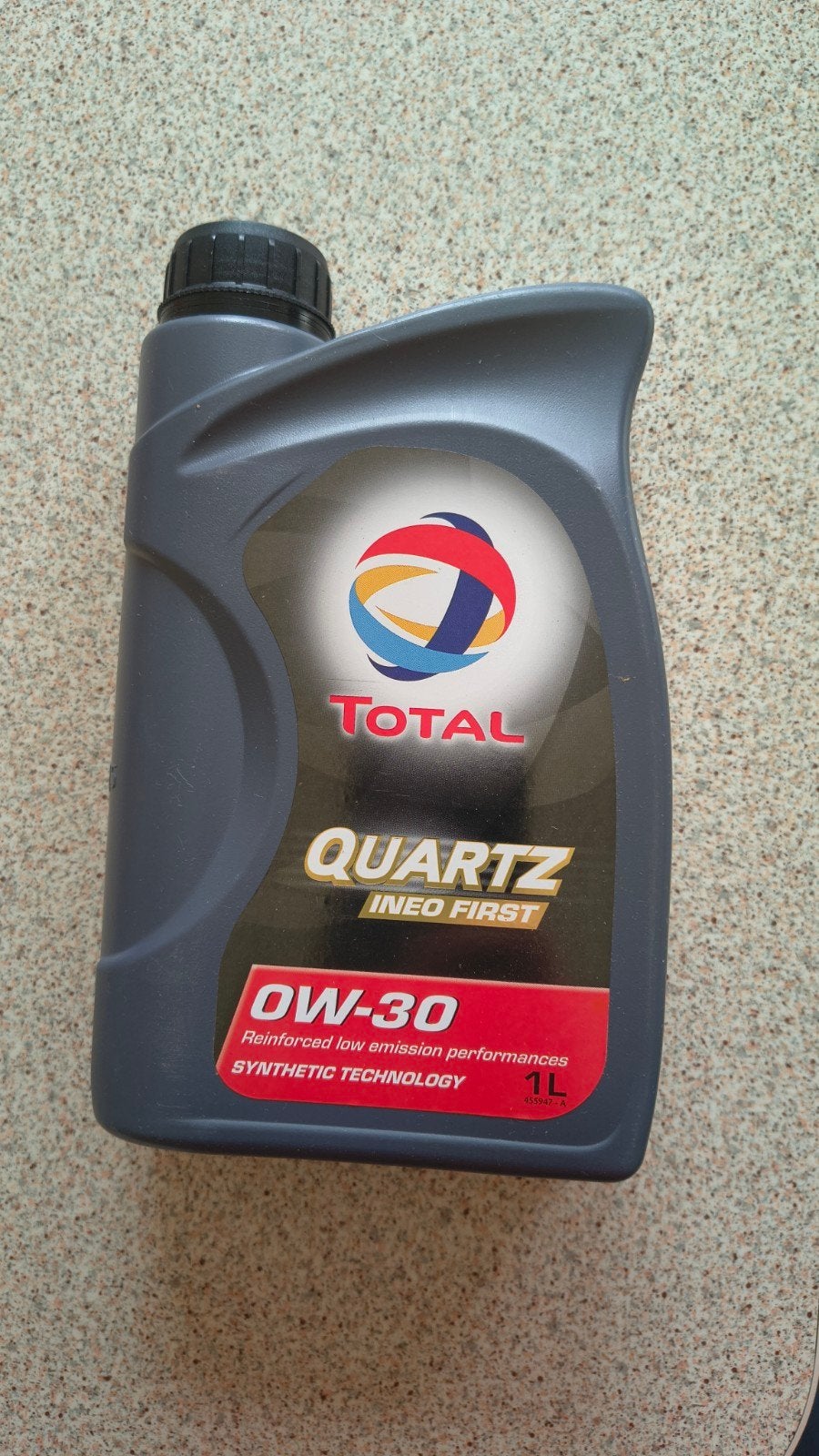 Huile TOTAL QUARTZ INEO FIRST 0-30, Enlèvement