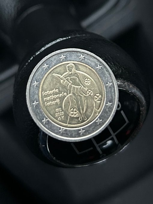 2 euro munt zeldzaam Nationale Loterij, Ophalen, België, 2 euro, Losse munt