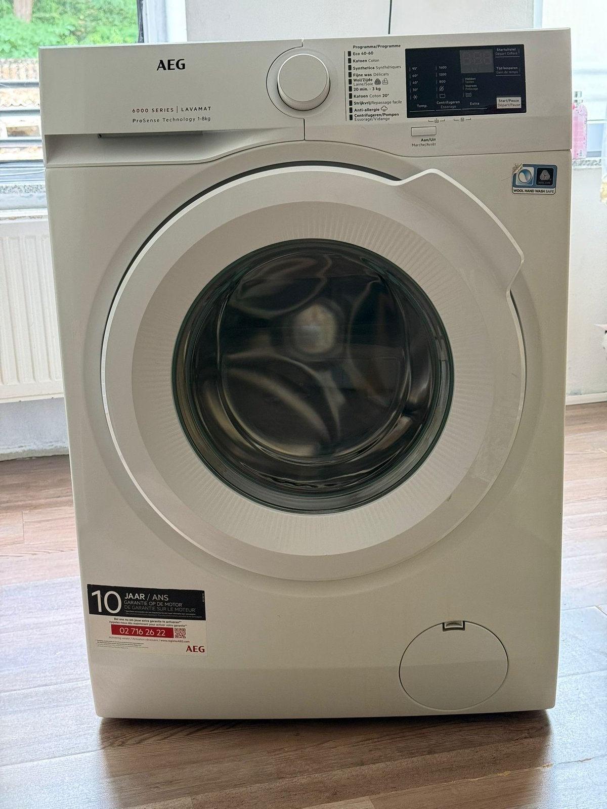 voorwasmachine met een capaciteit van 8 kg, Elektronische apparatuur, Wasmachines, 8 tot 10 kg, Ophalen, Zo goed als nieuw