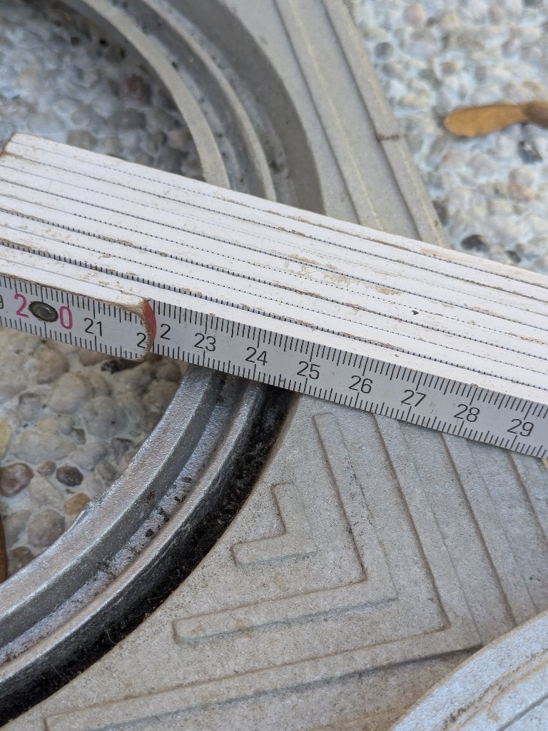 putdeksel alu voor buis 250 mm, Ophalen, Nieuw, Aluminium