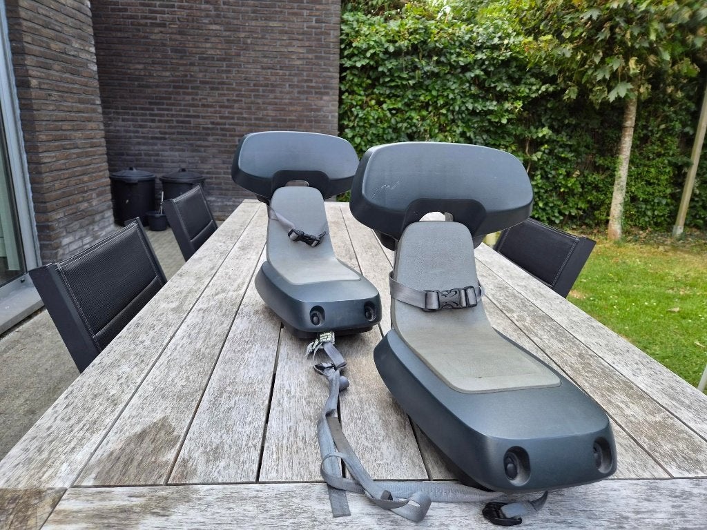 Kinderstoeltje Polysport x2, Fietsen en Brommers, Ophalen, Gebruikt, Achterzitje, Polysport