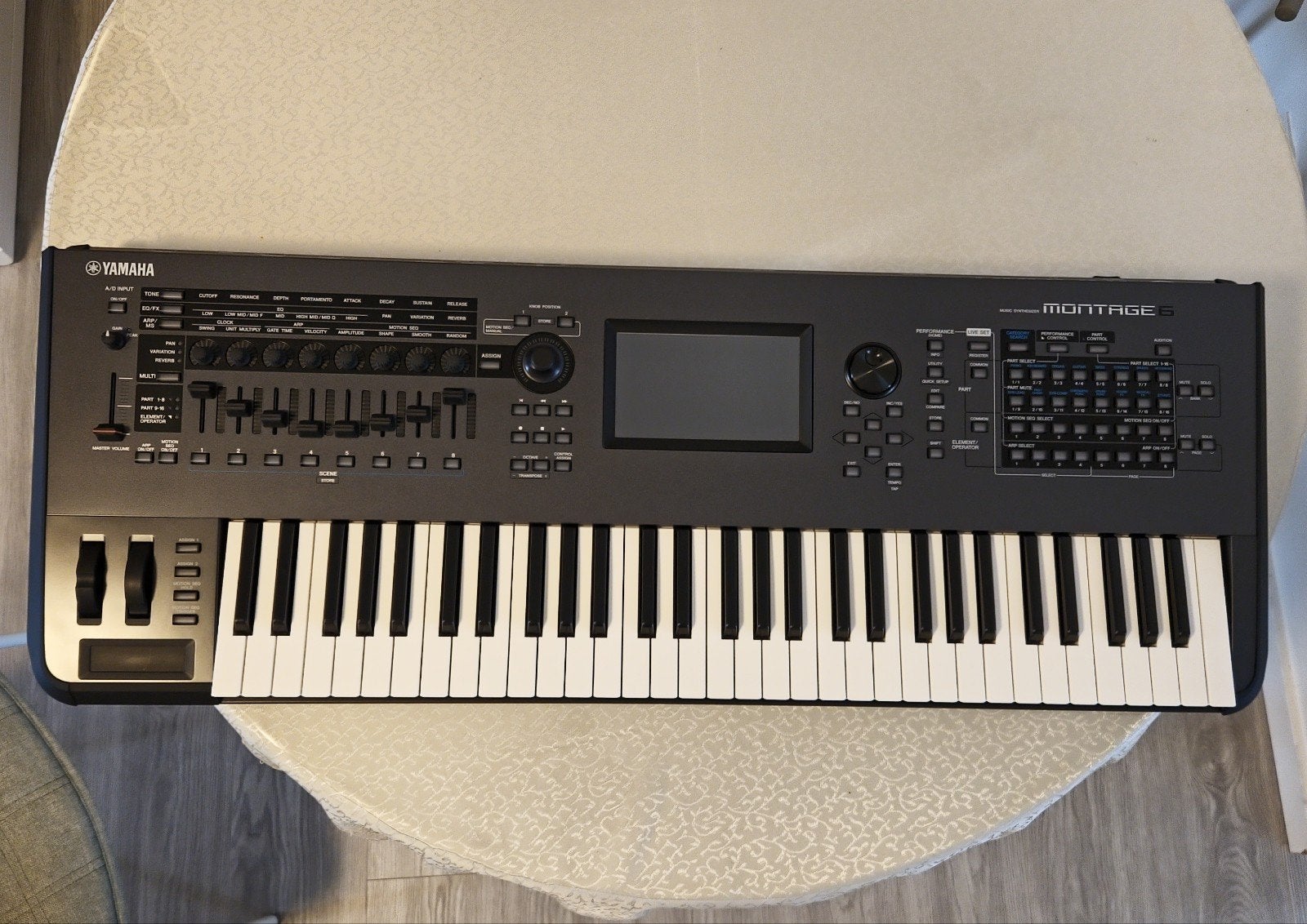 YAMAHA MONTAGE 6 • ÉTAT EXCEPTIONNEL • TOPSTAAT 《 PROMO 》, Muziek en Instrumenten, Keyboards, Zo goed als nieuw, 61 toetsen, Yamaha