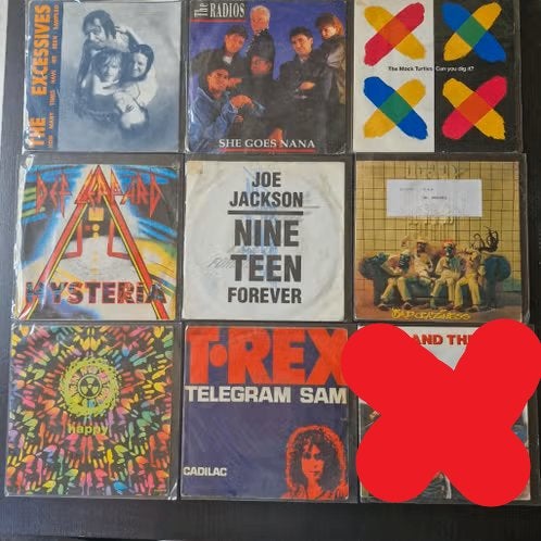 45 t Singles  vinyl aan 1 euro /st, Beschermende buitenhoes, Ophalen of Verzenden, Gebruikt, Overige genres
