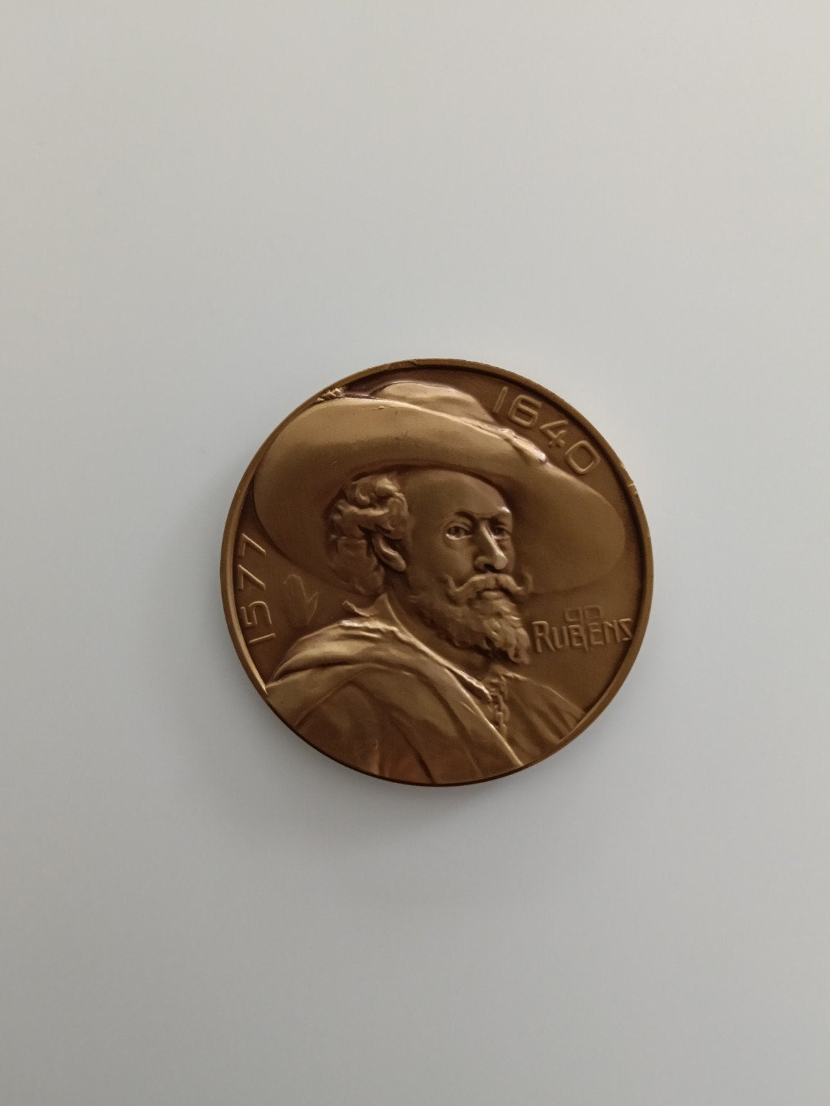 Bronzen penning van P P Rubens, Ophalen of Verzenden, Brons