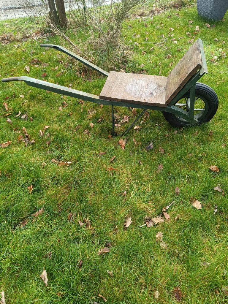 BROUETTE DE DECO DE JARDIN, Jardin & Terrasse, Enlèvement, Utilisé