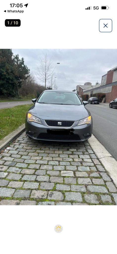 Seat leon 1.2 automaat, Autos, Argent ou Gris, Achat, Leon, Noir