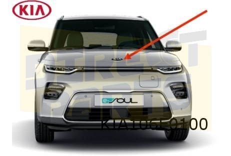 Kia e-Soul embleem motorkap logo ''Kia'' Origineel! 86320B20, Auto-onderdelen, Kia, -, Verzenden, -